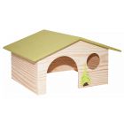 Drewniany domek dla królika 3