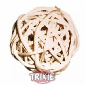 Trixie Piłka z Wikliny z Dzwonkiem 4cm (61822)